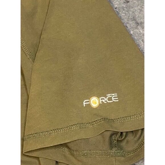CARHARTT RELAXED FIT FORCE Pocket T-Shirt Men 2XL AVOCADO GREEN - Picture 5 of 9